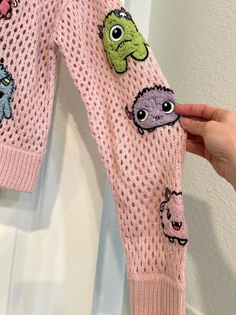 Cute Monster Knit Sweater & Vest Set - Picture 5 of 8